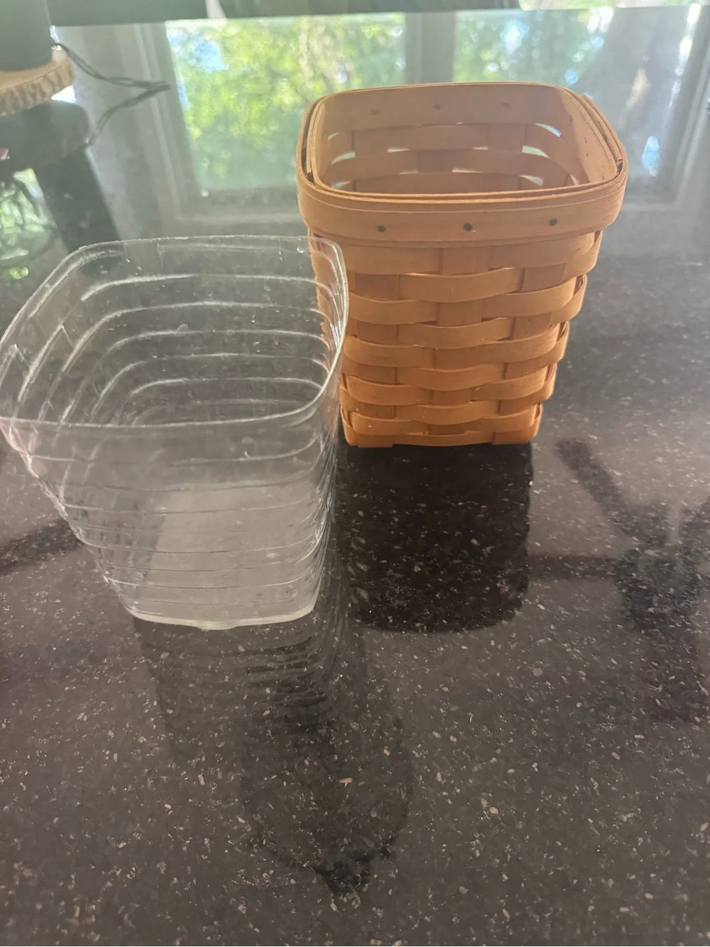 Longaberger Spoon Basket with Plastic Liner -2000